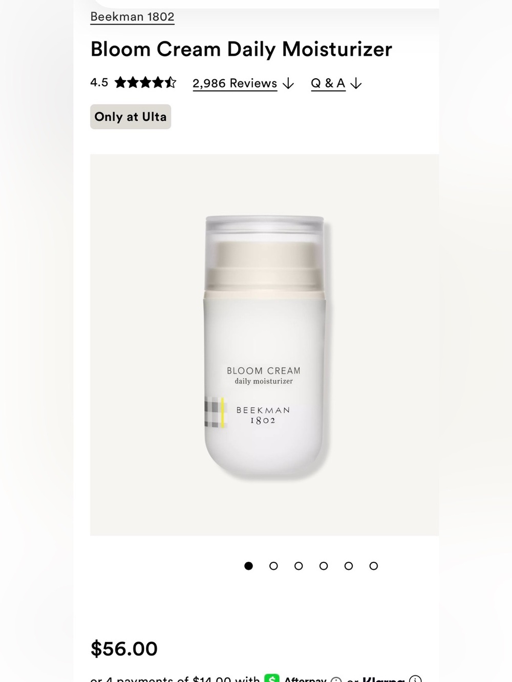 Beekman 1802 Bloom Cream Daily Moisturizer - New - Picture 4 of 6